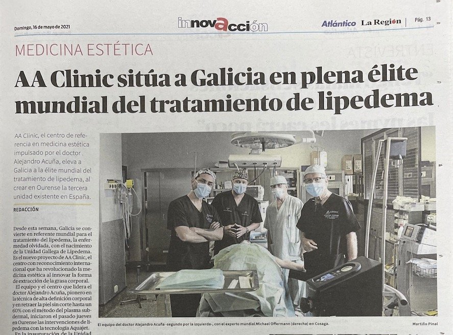 AA Clinic es la tercera Unidad de Lipedema en España